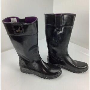 used like new, sperry rain boots